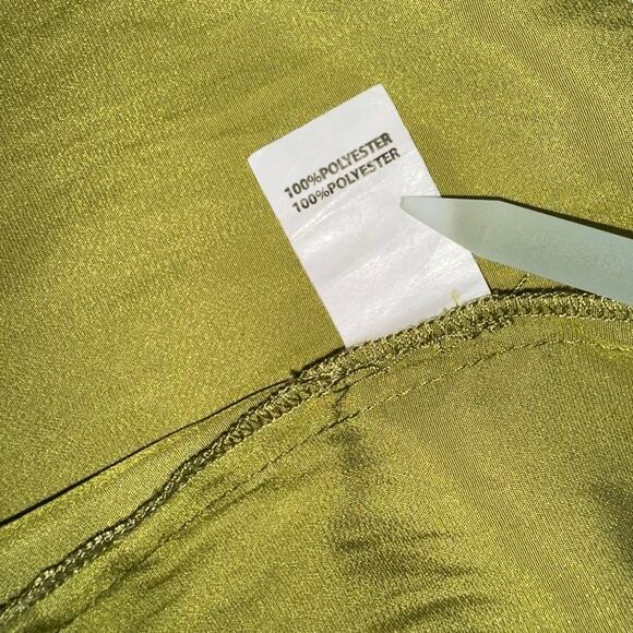 Ramy Brook Long Sleeve Green Shift Dress SMALL - Picture 4 of 6